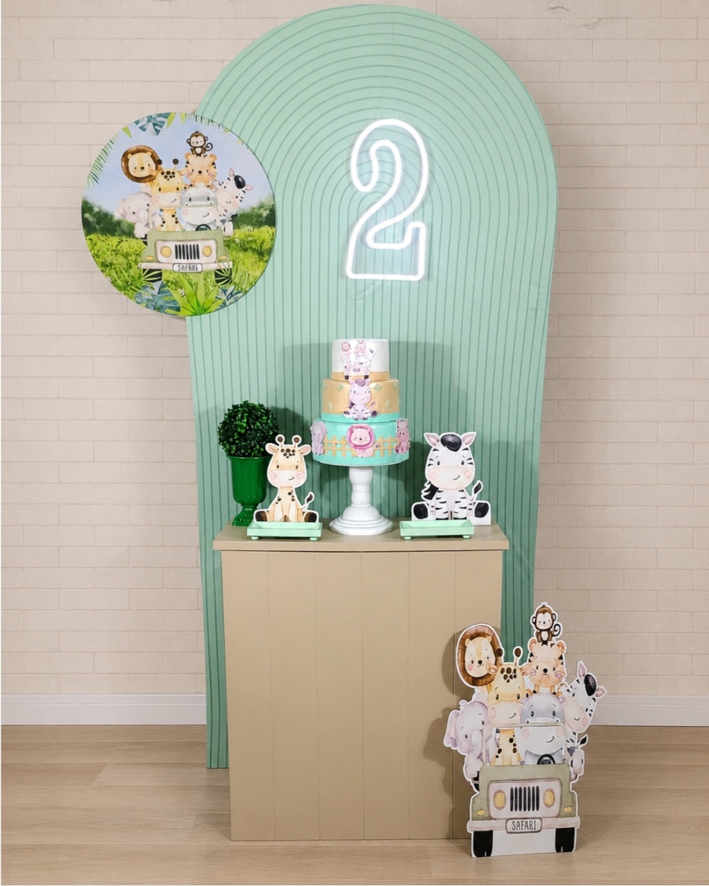 Alugue Decoração Safari (Modelo 18) - HZM Decoração e Locação