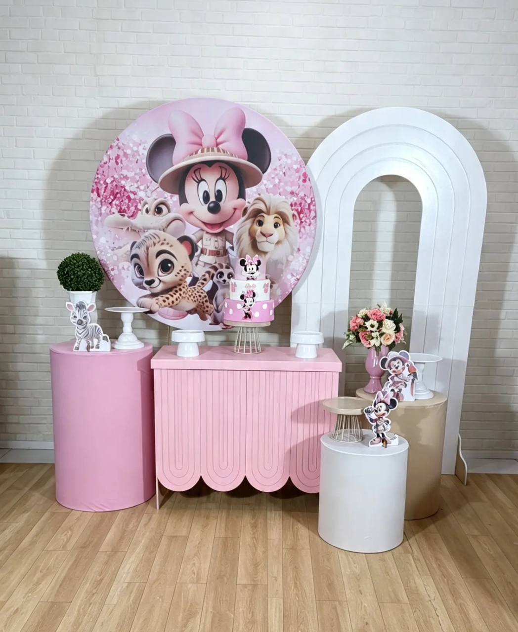 Alugue Decoração Safari Minnie (Modelo 6) - HZM Decoração e Locação