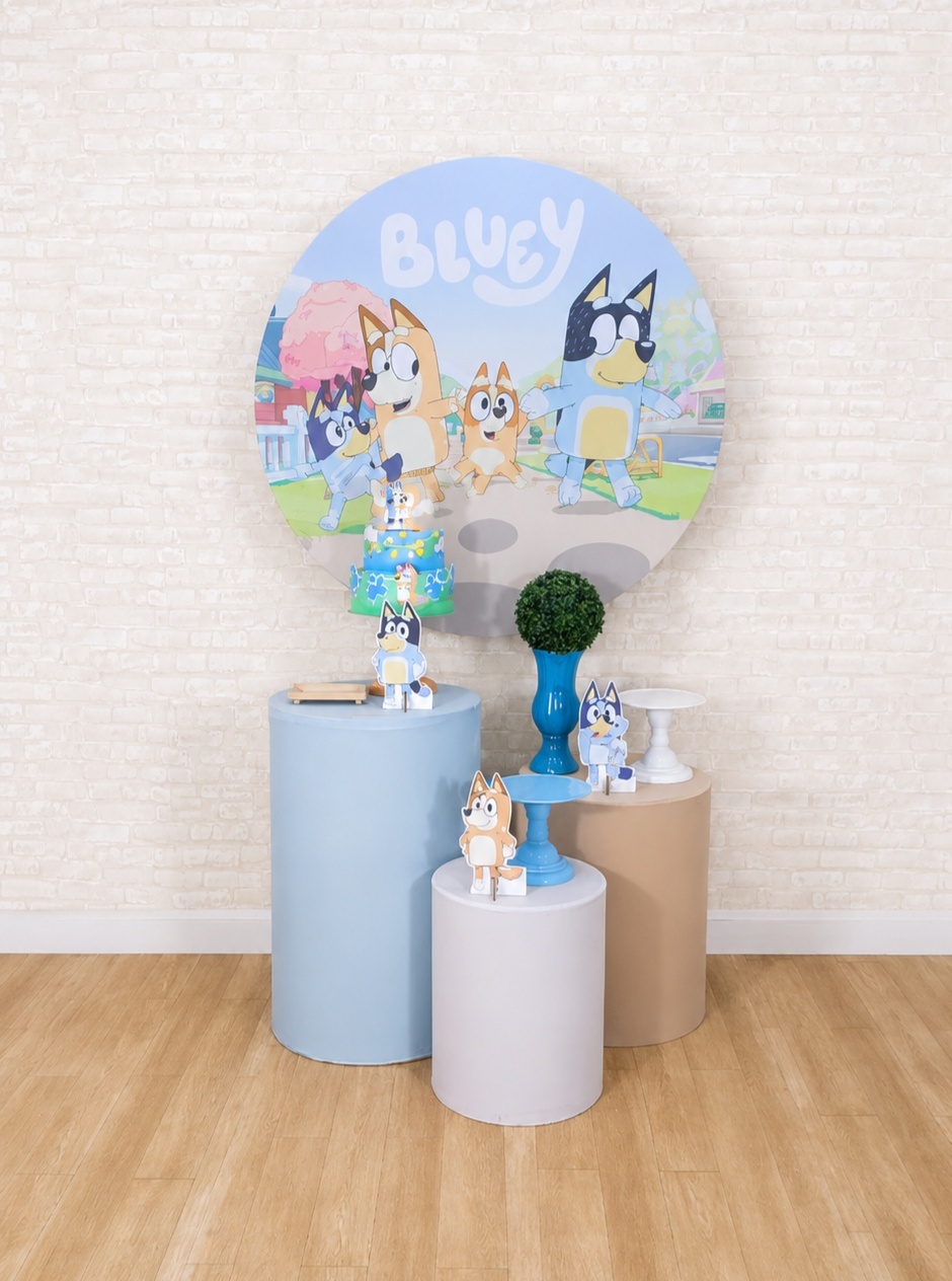 Alugue Decoração Bluey ( Modelo 1) - HZM Decoração e Locação