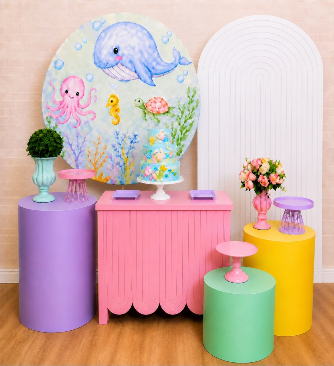 Alugue Decoração Fundo Do Mar ( Modelo 9) - HZM Decoração e Locação