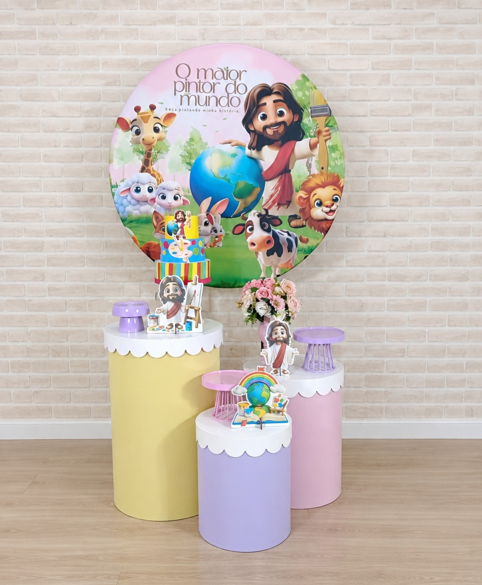 Alugue Decoração - Maior Pintor Do Mundo ( Modelo 2) - HZM Decoração e Locação