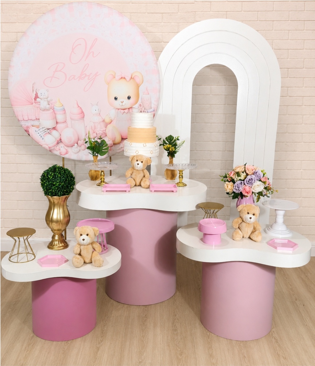 Alugue Decoração Chá de Bebê (Modelo 65) - HZM Decoração e Locação