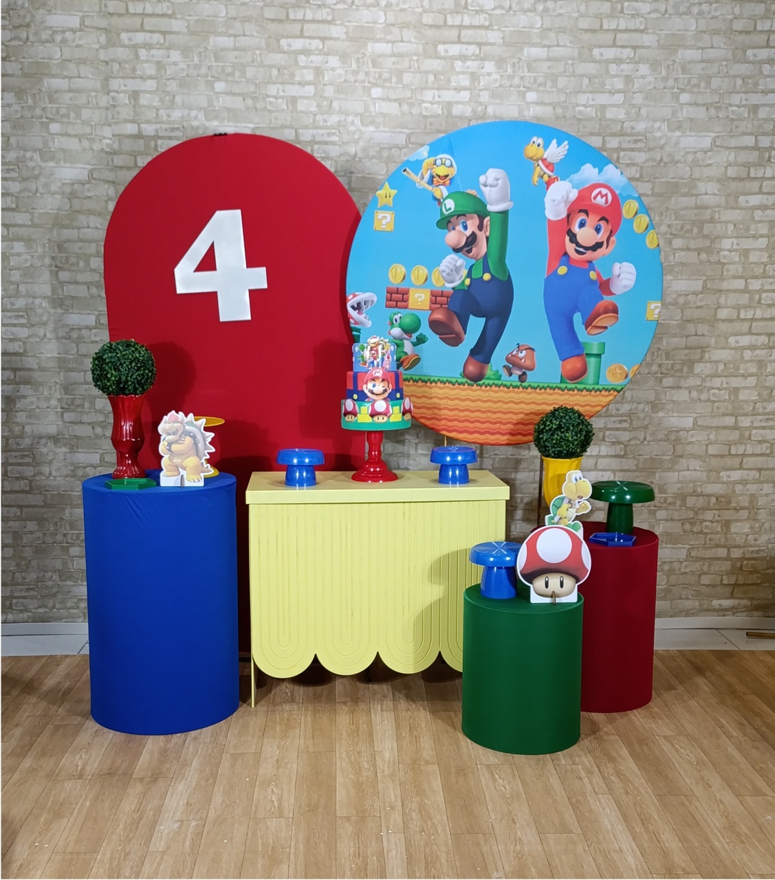 Alugue Decoração Super Mario ( Modelo 6) - HZM Decoração e Locação