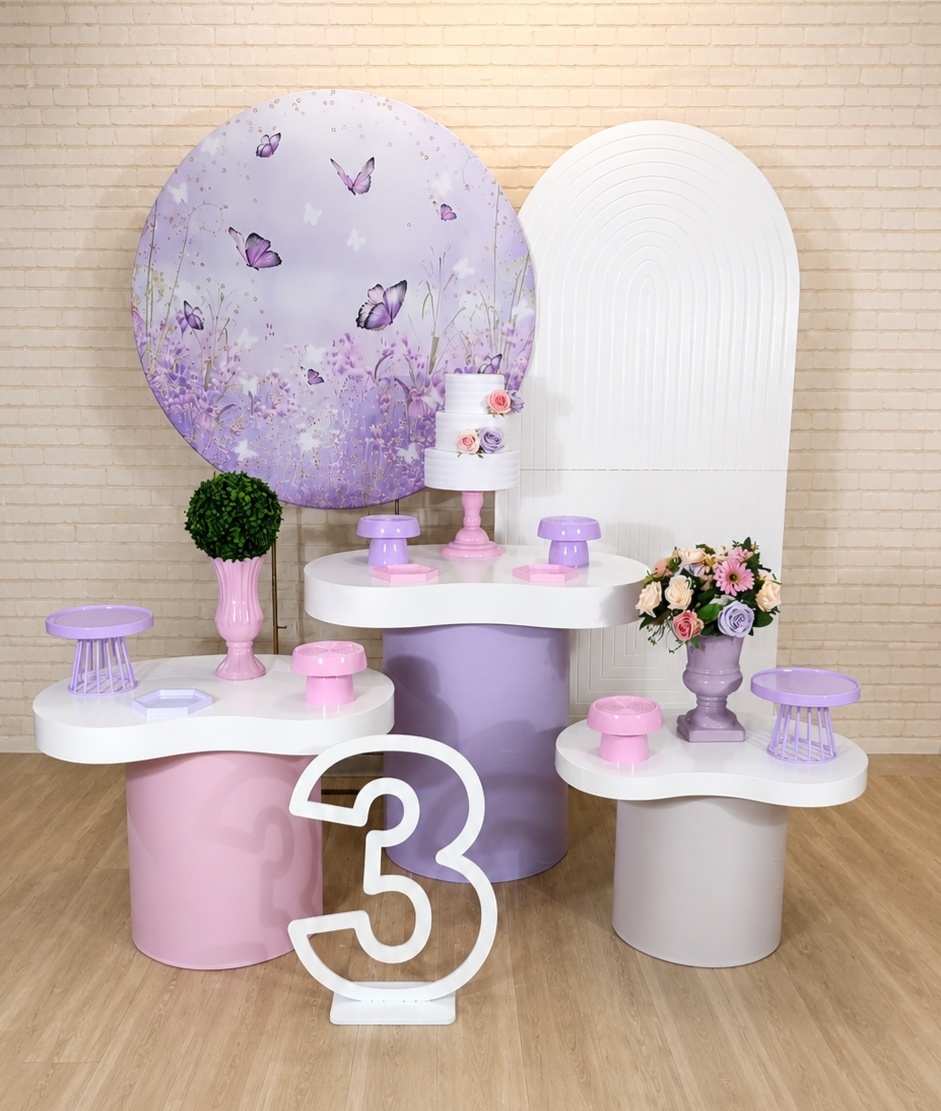 Alugue Decoração Borboleta Lilás ( Modelo 8) - HZM Decoração e Locação