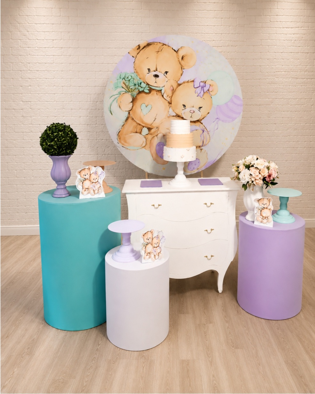Alugue Decoração Chá Revelação (Modelo 20) - HZM Decoração e Locação