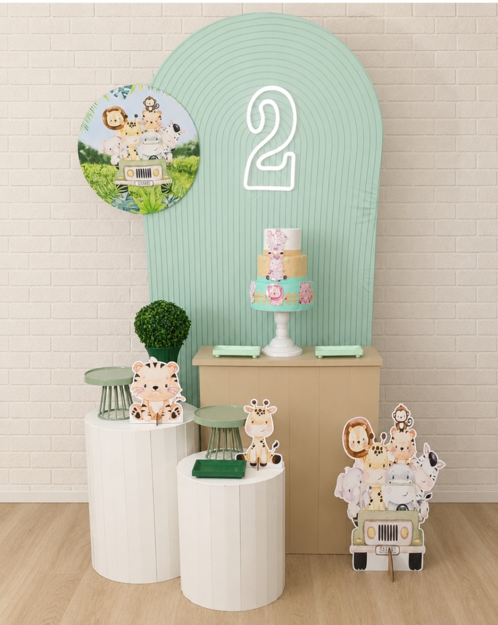 Alugue Decoração Safari (Modelo 15) - HZM Decoração e Locação