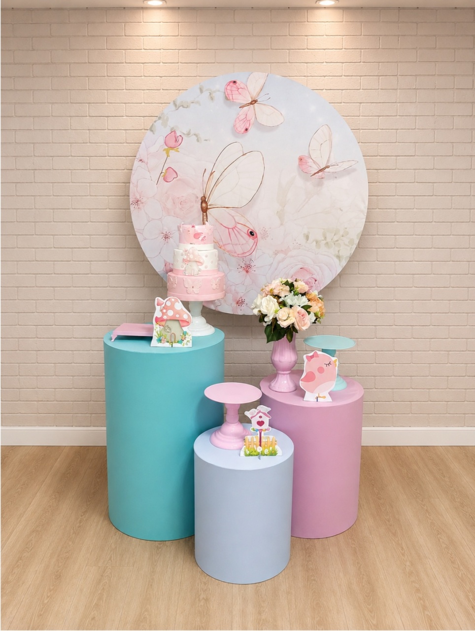 Alugue Decoração Jardim das Borboletas ( Modelo 1) - HZM Decoração e Locação