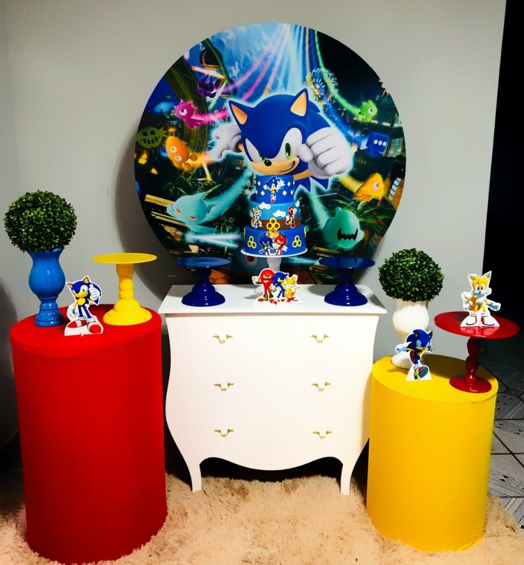 Alugue Decoração Sonic  ( Modelo 2) - HZM Decoração e Locação