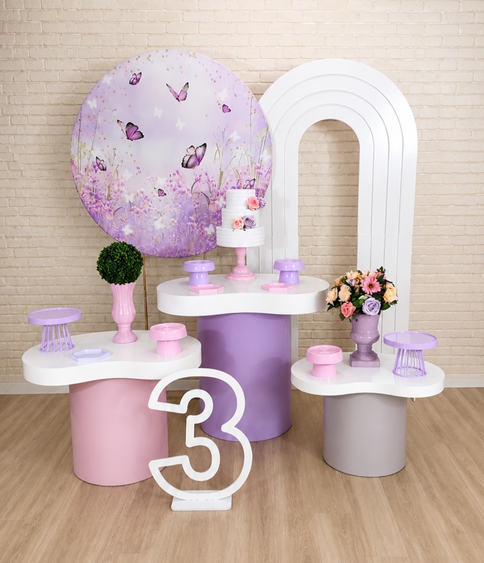 Alugue Decoração Borboleta Lilás ( Modelo 9) - HZM Decoração e Locação