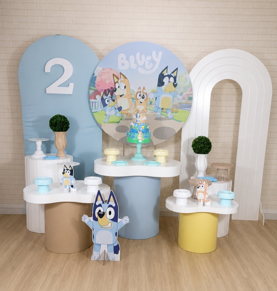 Alugue Decoração Bluey ( Modelo 11) - HZM Decoração e Locação