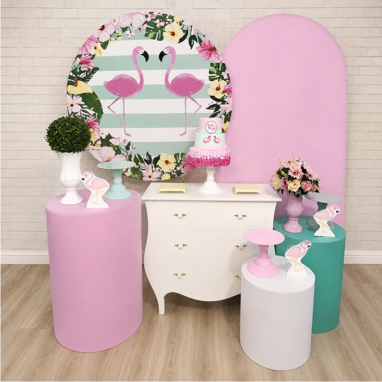 Alugue Decoração Flamingo (Modelo3) - HZM Decoração e Locação