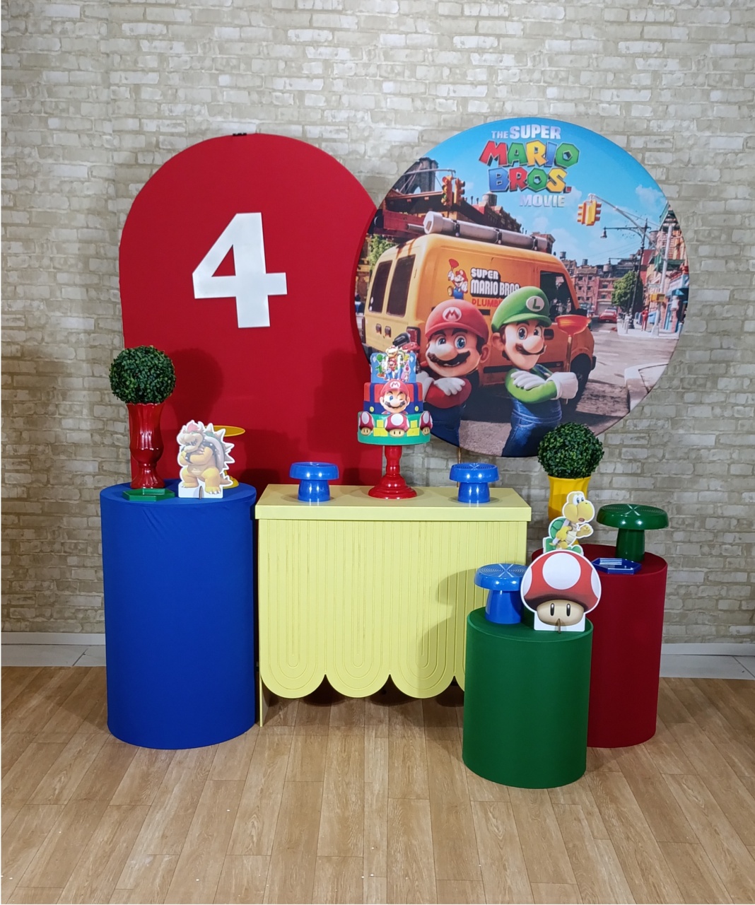 Alugue Decoração Super Mario ( Modelo 3) - HZM Decoração e Locação