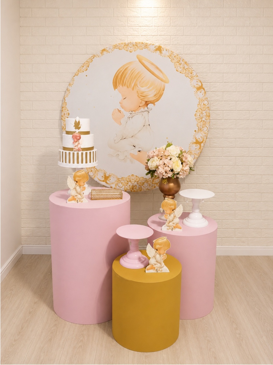 Alugue Decoração Batizado  (Modelo 29) - HZM Decoração e Locação