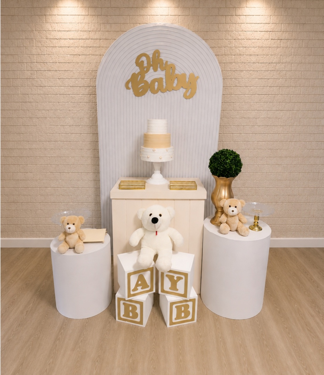 Alugue Decoração Chá de Bebê (Modelo 25) - HZM Decoração e Locação
