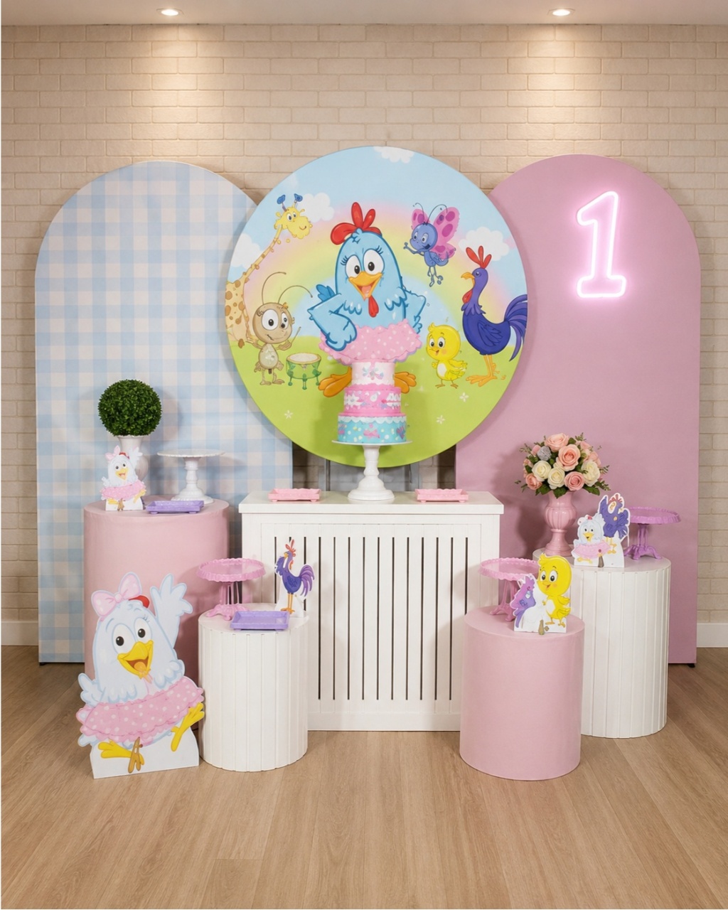 Alugue Decoração Galinha Pintadinha (Modelo 6) - HZM Decoração e Locação