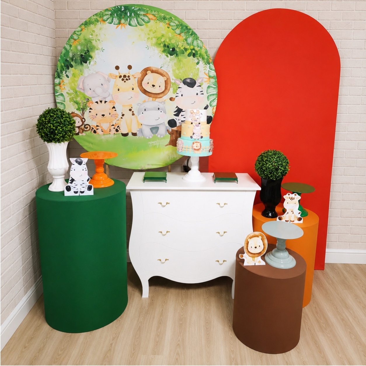 Alugue Decoração Safari (Modelo 4) - HZM Decoração e Locação