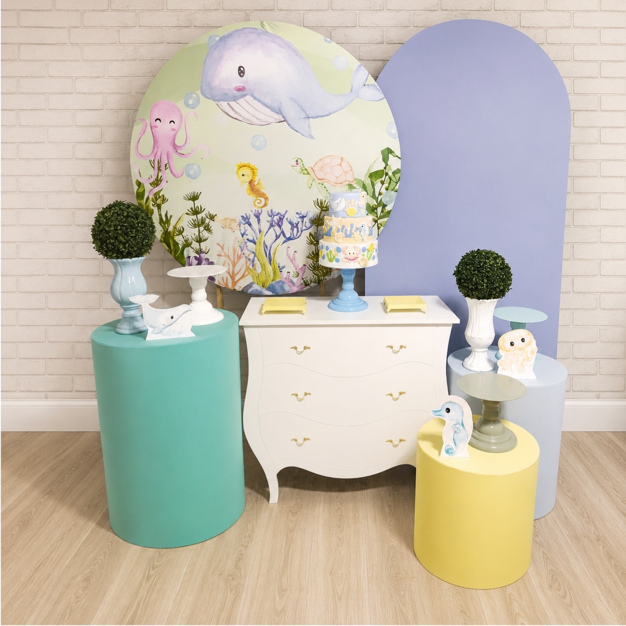 Alugue Decoração Fundo Do Mar ( Modelo 4) - HZM Decoração e Locação