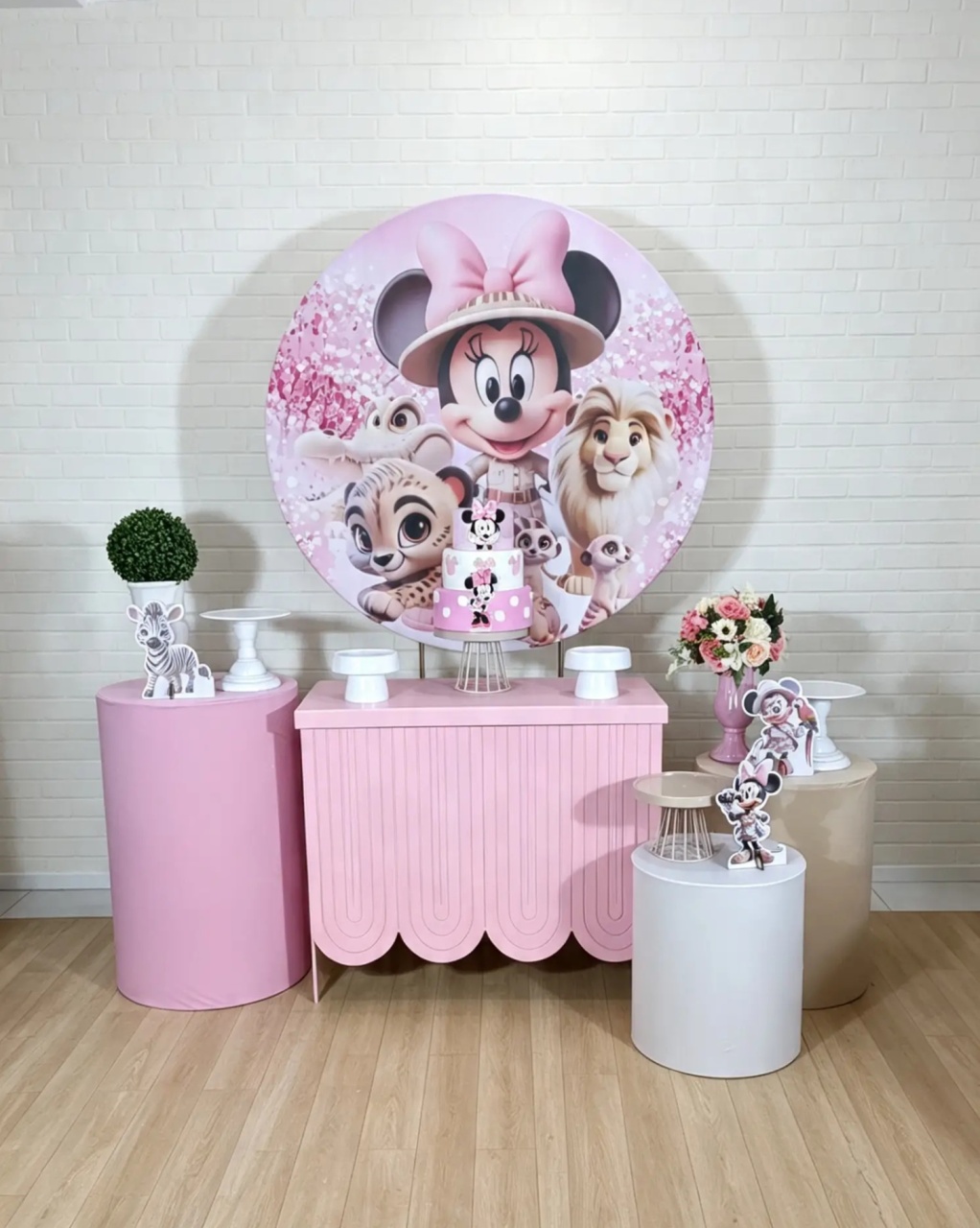 Alugue Decoração Safari Minnie (Modelo 5) - HZM Decoração e Locação