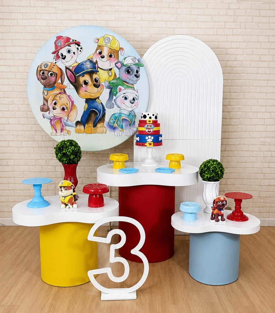 Alugue Decoração Patrulha Canina (Modelo 14) - HZM Decoração e Locação