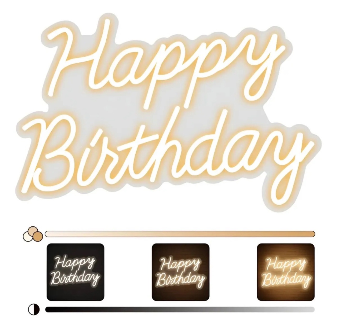 Luminária Happy Birthday 3 Cores - Amanda Bastos Decor
