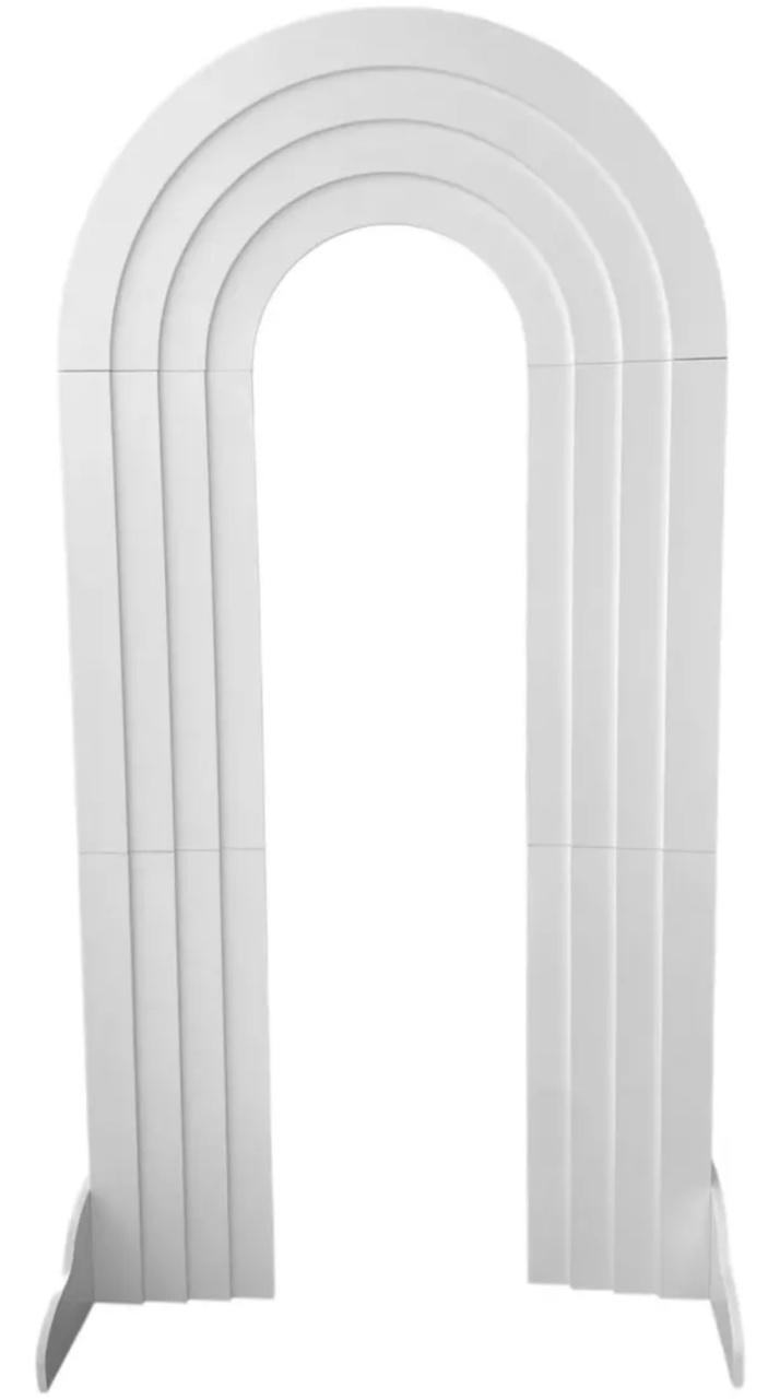 Painel Romano Ripado Em Mdf 3D Desmontavél Branco - Amanda Bastos Decor