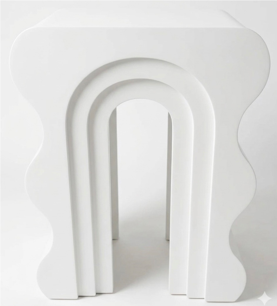 Cômoda Mesa Orgânica Desmontavél - Amanda Bastos Decor