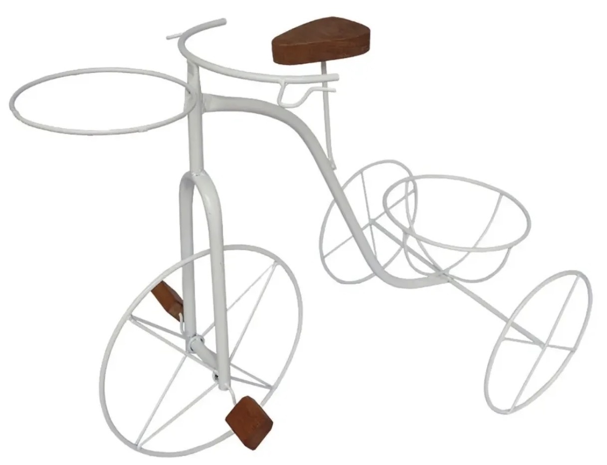 Bicicleta de Ferro Floreira - Amanda Bastos Decor