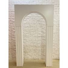 Portal Romano Em Mdf Desmontavél Branco - Amanda Bastos Decor