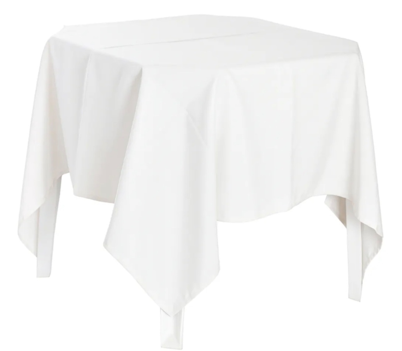 Toalha de Mesa Oxford Branca 1.50X1.50 - Amanda Bastos Decor