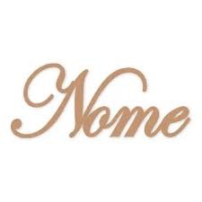 Nome Personalizado Em Mdf - Cortesia - Amanda Bastos Decor