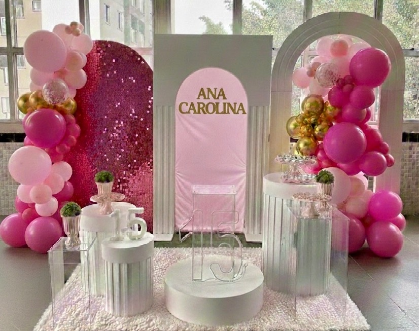 Decoração Rosa 1 - Amanda Bastos Decor