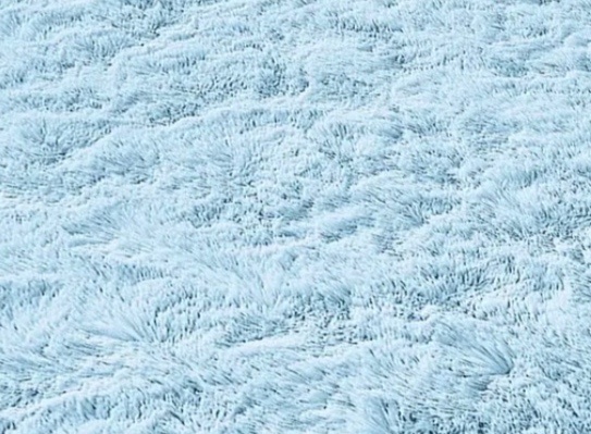Tapete Felpudo Azul Claro - Amanda Bastos Decor