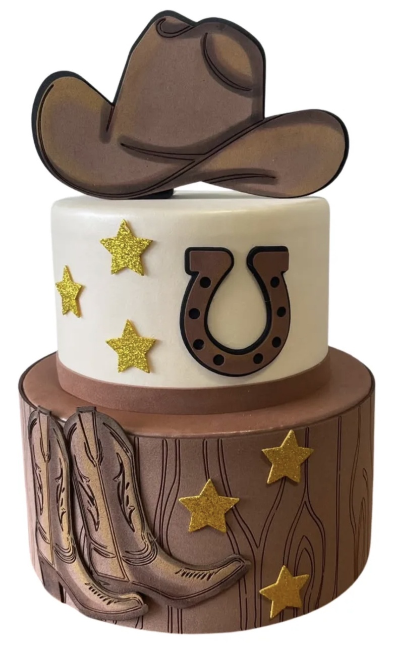 Bolo Cenográfico Country - Amanda Bastos Decor