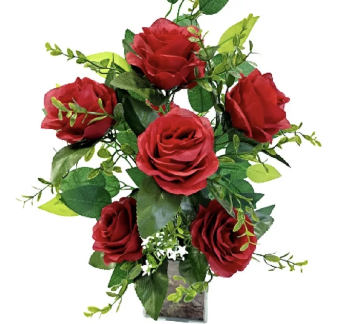 Arranjo de Flores Vermelhas - Amanda Bastos Decor