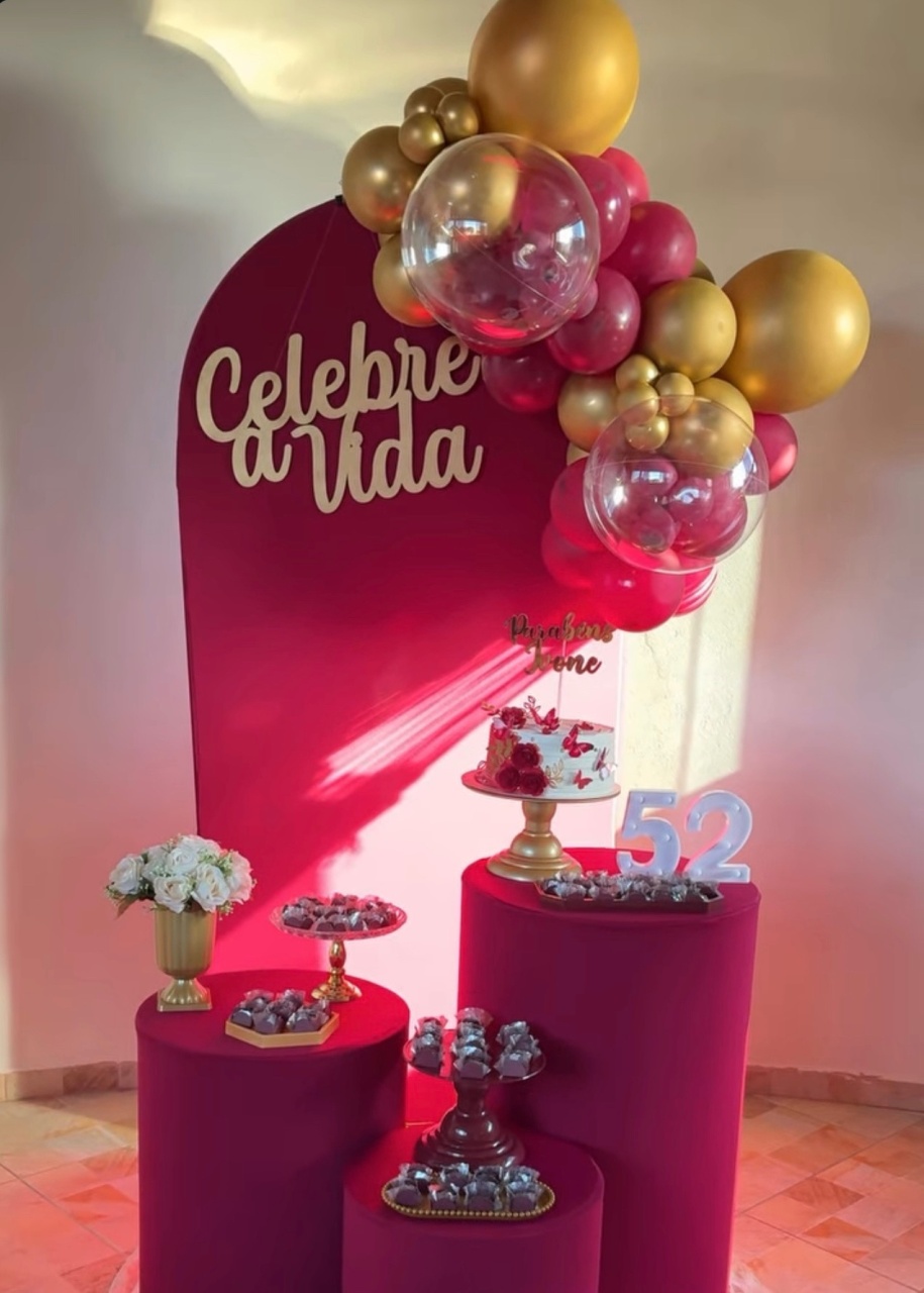 Arco de Balões Delivery 80Cm - Amanda Bastos Decor