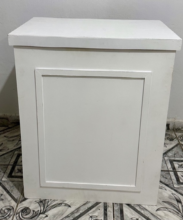 Cômoda Quadrada Branca - Amanda Bastos Decor
