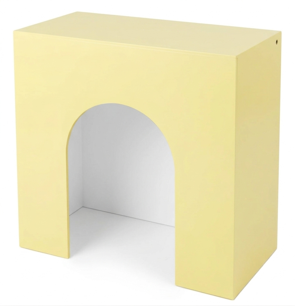 Cômoda U Amarelo Candy - Amanda Bastos Decor