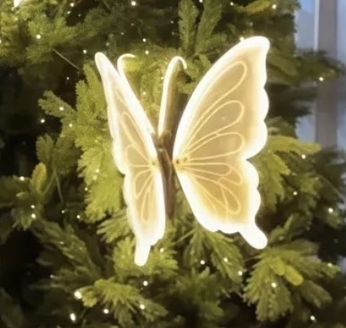 Borboleta Em Led P - Amanda Bastos Decor