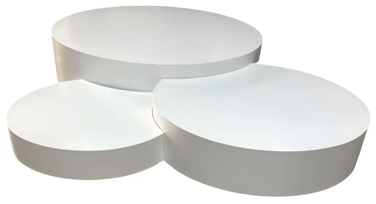 Trio de Palco Encaixe Branco - Amanda Bastos Decor