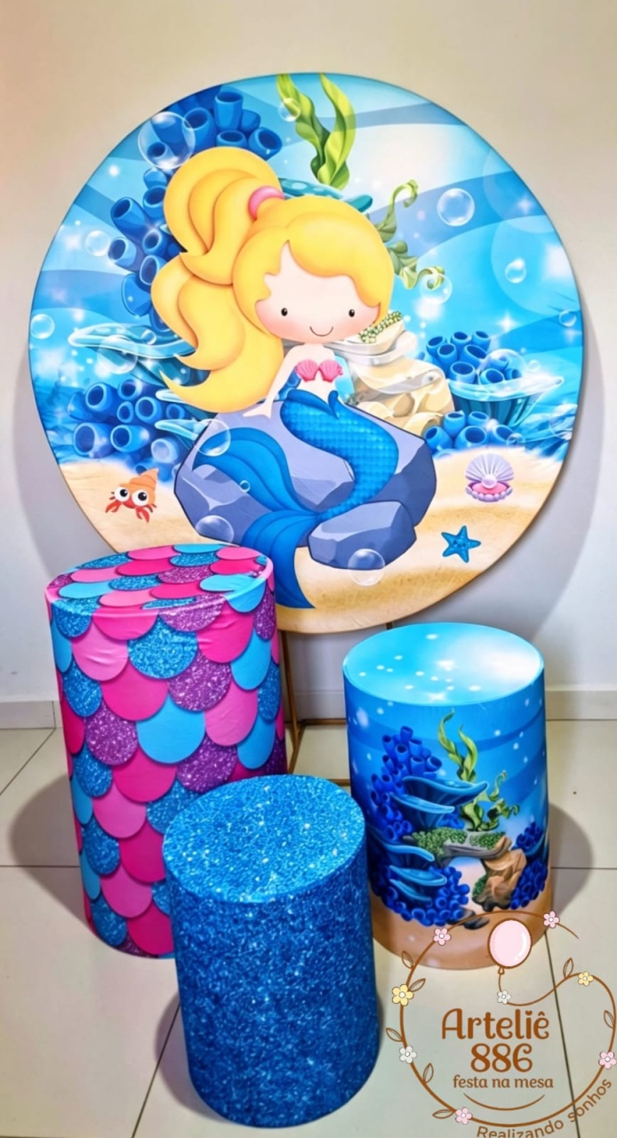 Kit Sereia Loira Cute - ARTELIÊ886