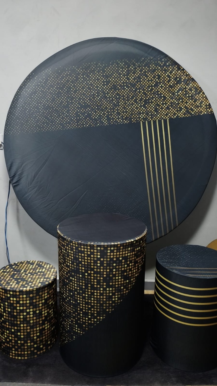 Kit Preto Com Dourado - ARTELIÊ886