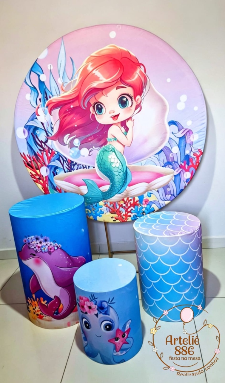 Kit Sereia Ruiva Cute - ARTELIÊ886