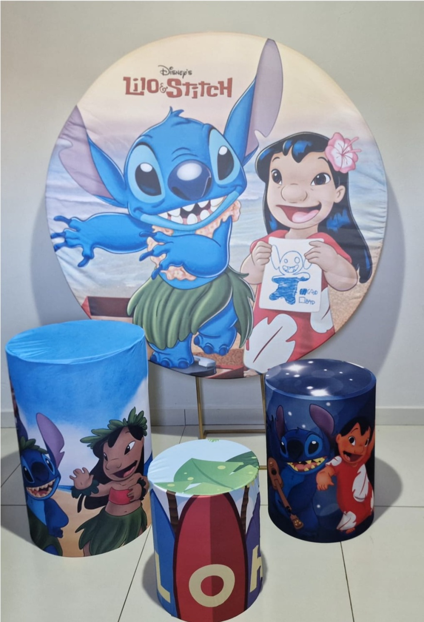 Kit Lilo Stitch Aloha 2 - ARTELIÊ886