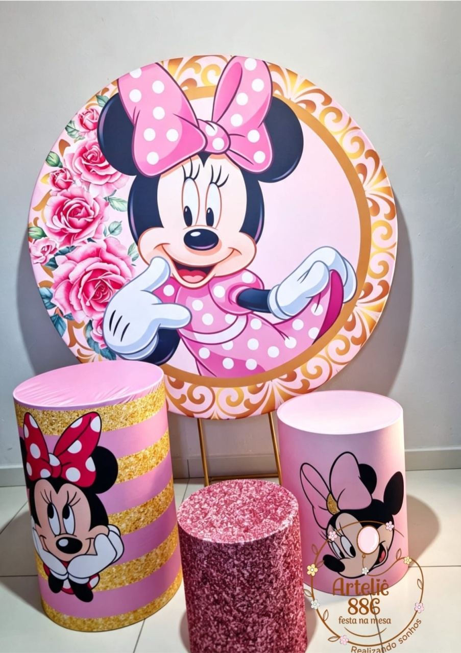 Kit Minnie Rosa - ARTELIÊ886
