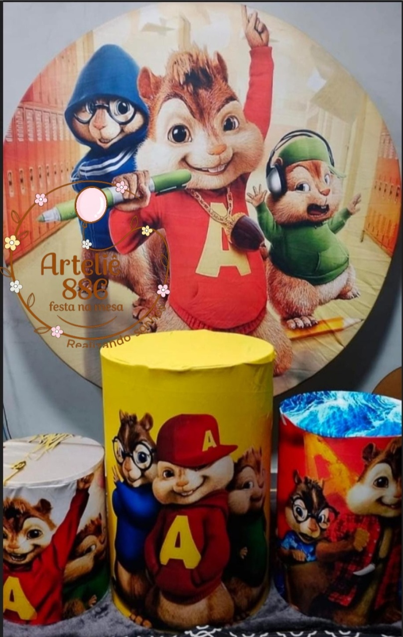 Kit Alvin E Os Esquilos - ARTELIÊ886