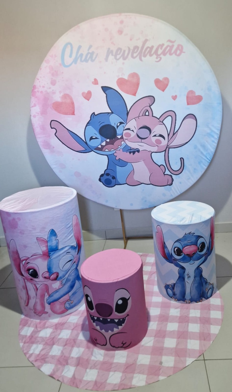 Kit Lilo E Stitch Revelação 3 - ARTELIÊ886