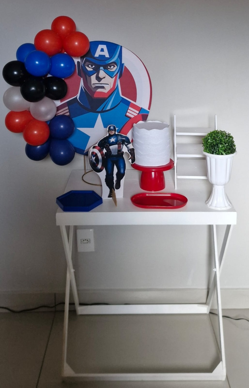 Kit Capitão América - Mini - ARTELIÊ886