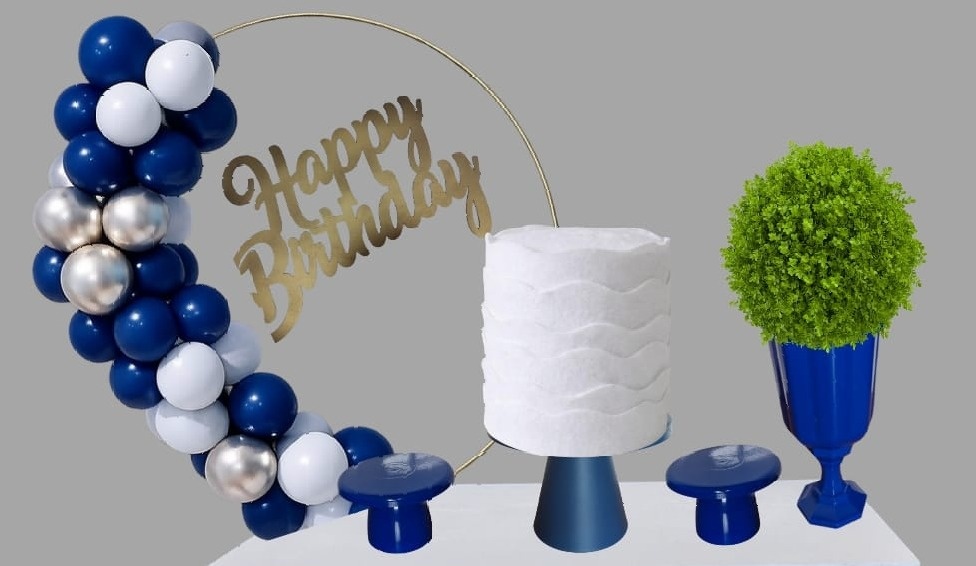 Kit Happy Birthday Azul - Mini - ARTELIÊ886