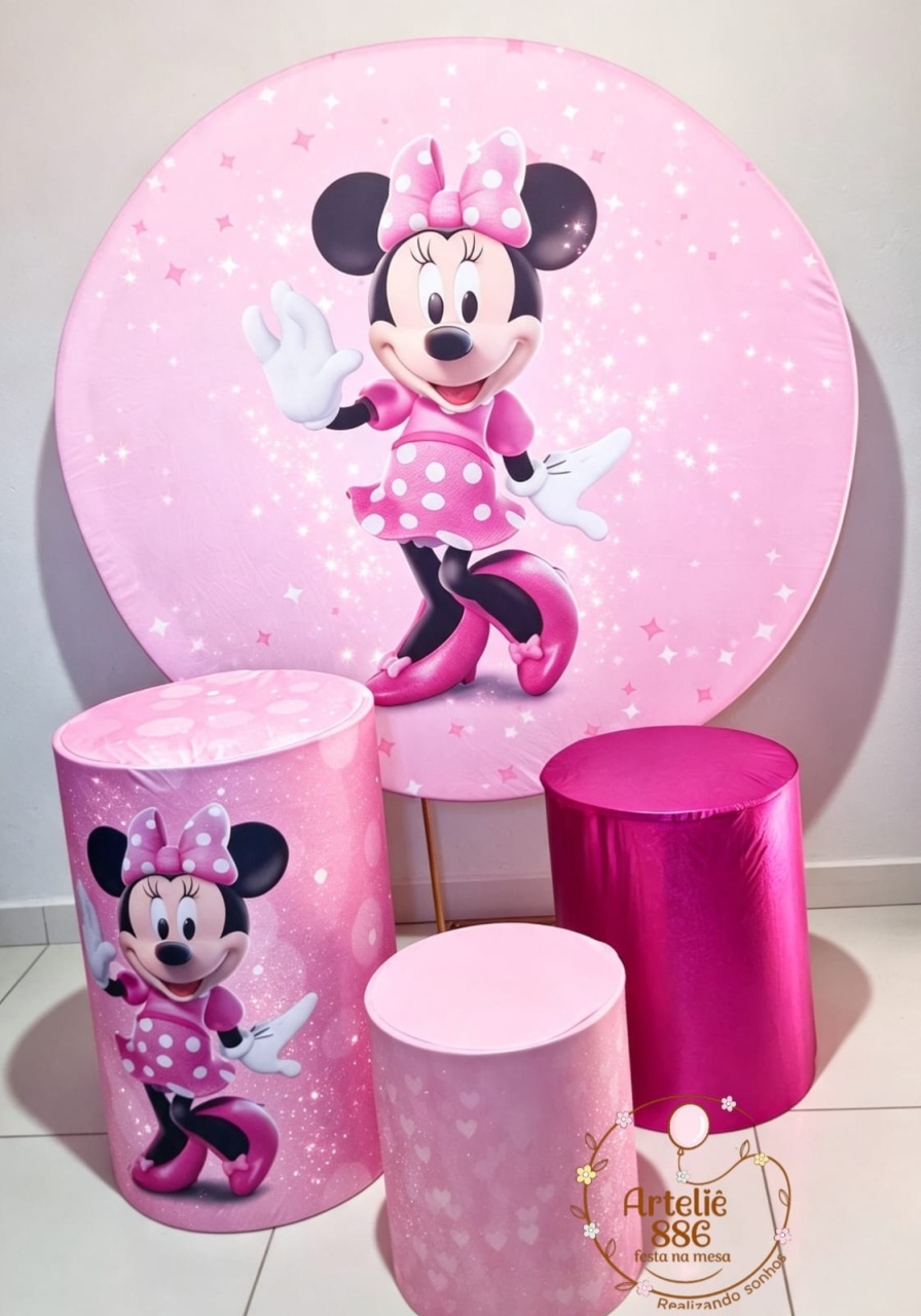 Kit Minnie Rosa/Pink - ARTELIÊ886