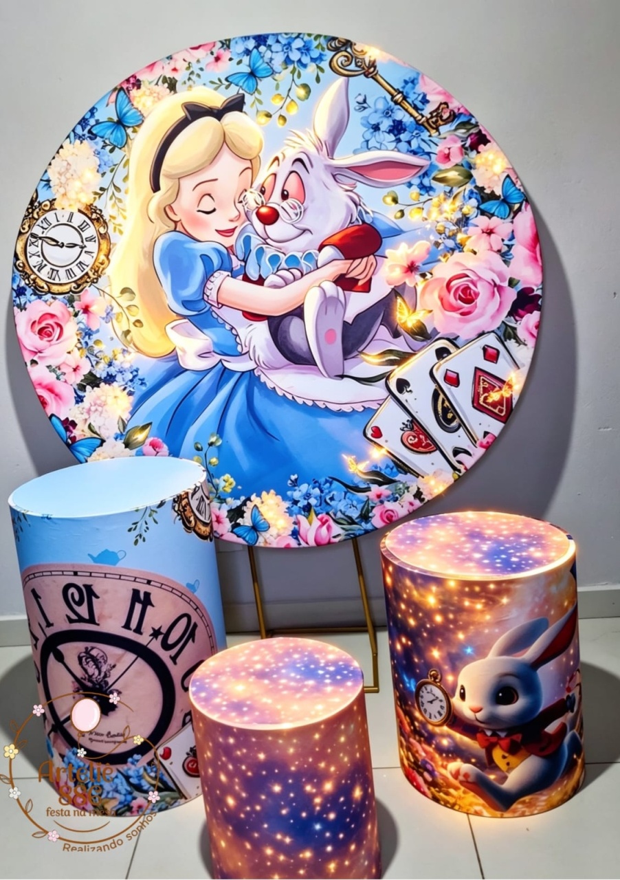 Kit Alice No País das Maravilhas - ARTELIÊ886